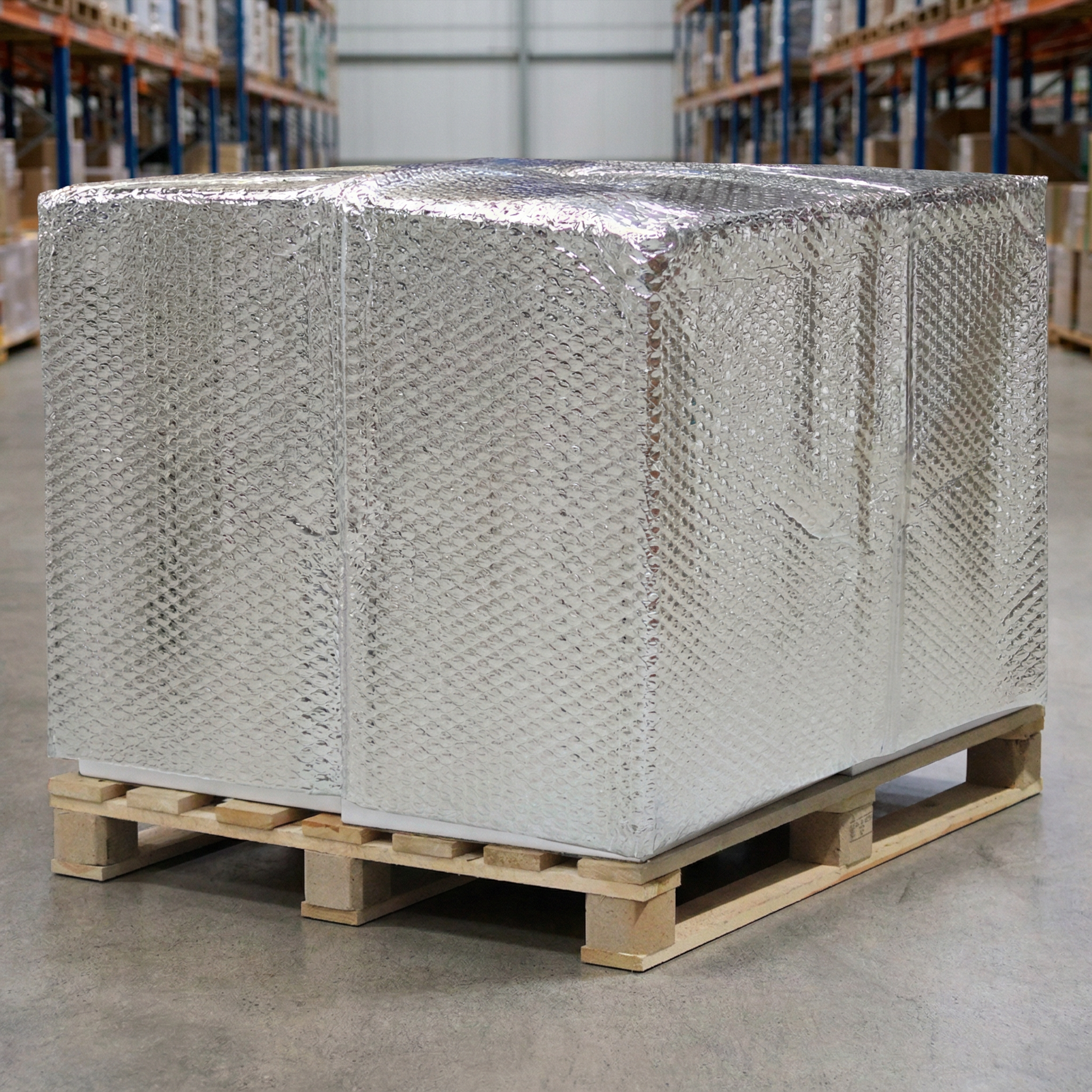Thermal Foil Insulation Pallet Cover 1200mm x 1200mm x 1800mmH