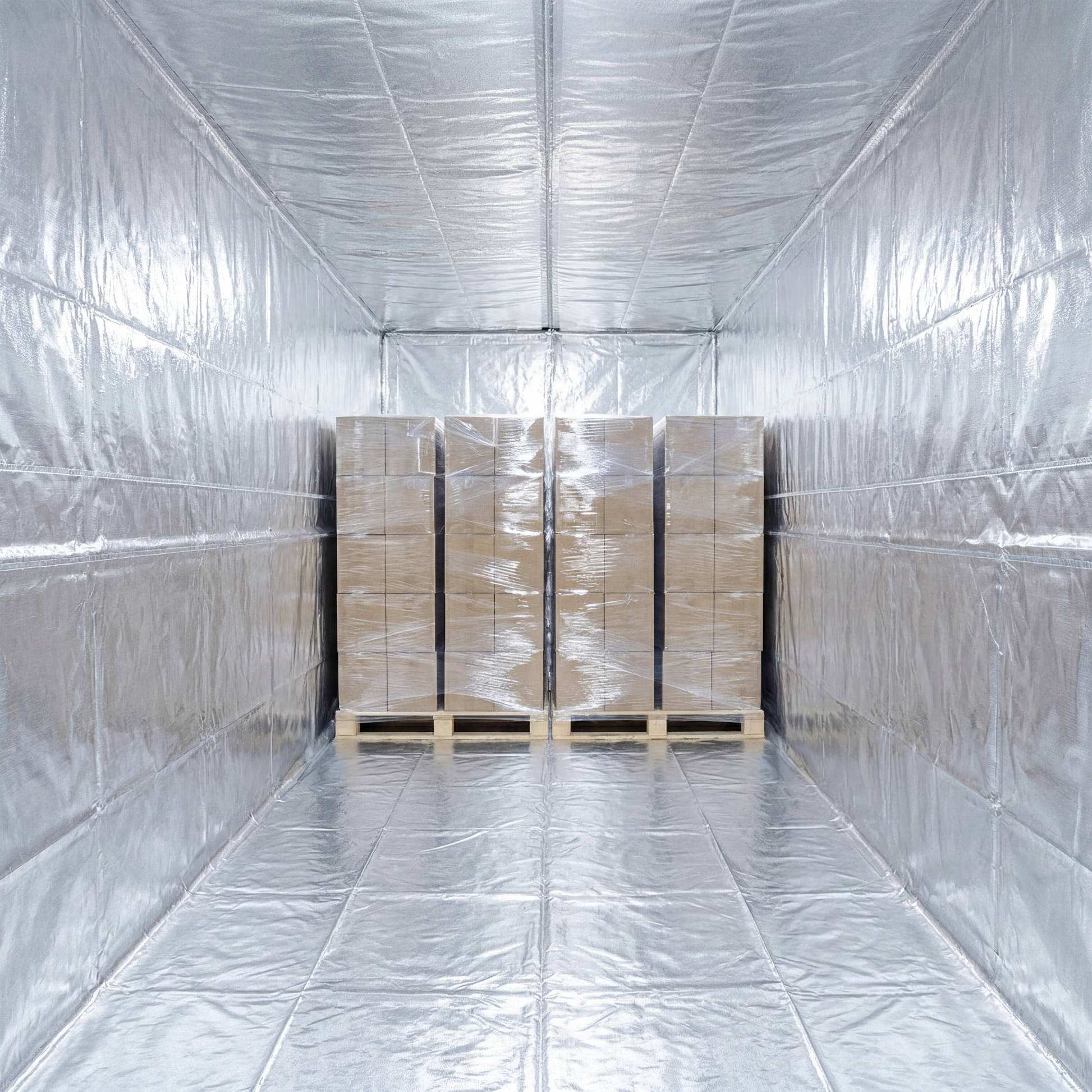 Thermal Foil Insulation 20GP Container Liner 2350 x 2350 x 6000mm - Omni Packaging 