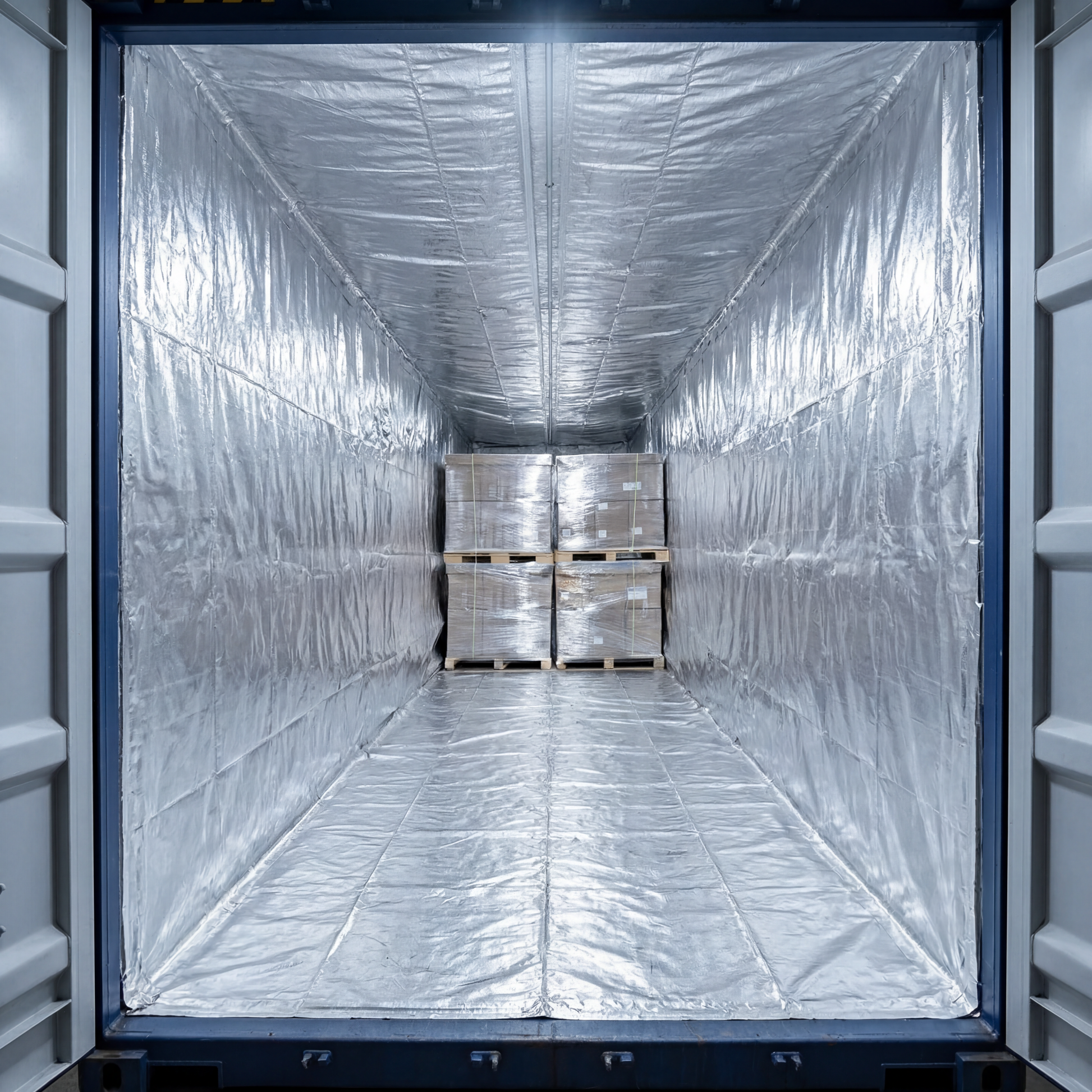 Thermal Foil Insulation 40HC Container Liner 2350 x 2680 x 12,000mm - Omni Packaging 