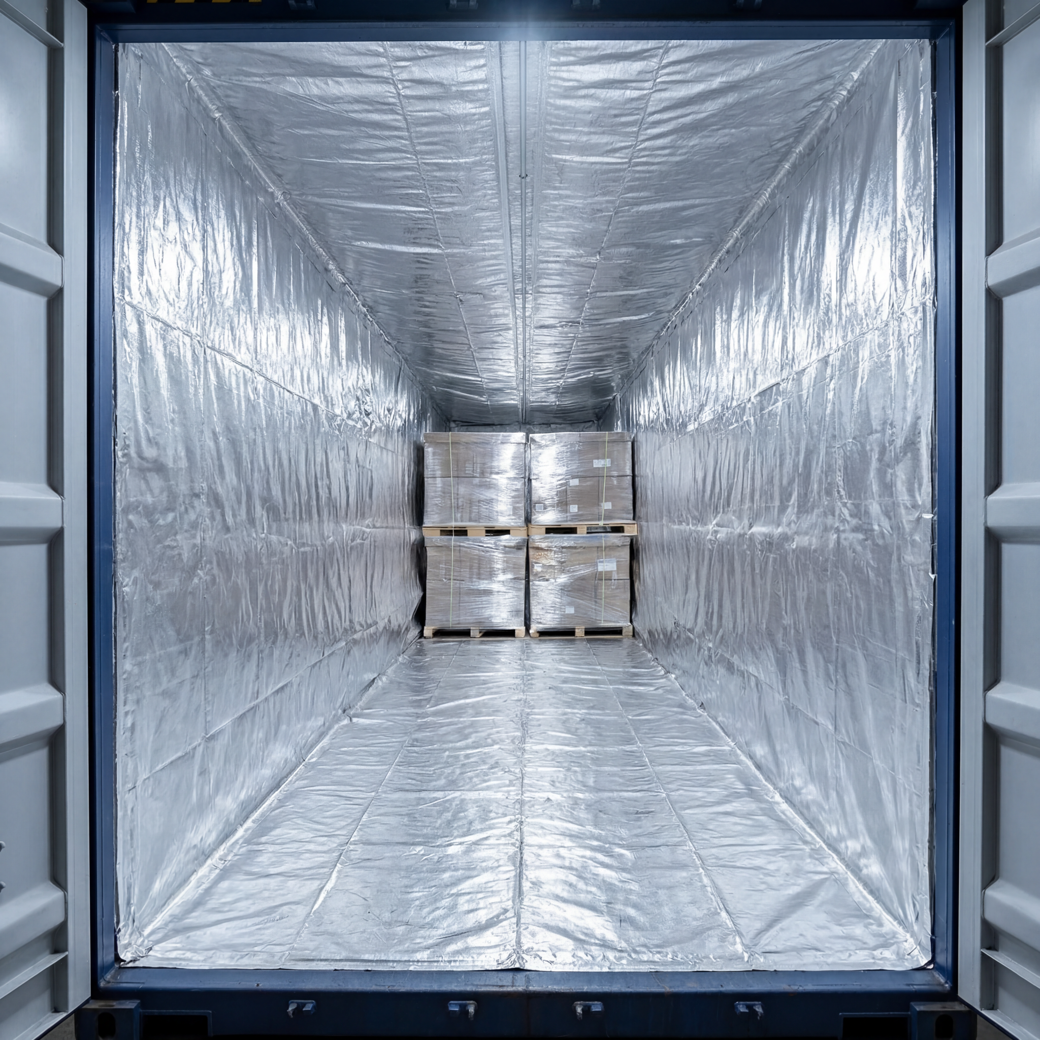 Thermal Foil Insulation 40HC Container Liner 2350 x 2680 x 12,000mm - Omni Packaging 
