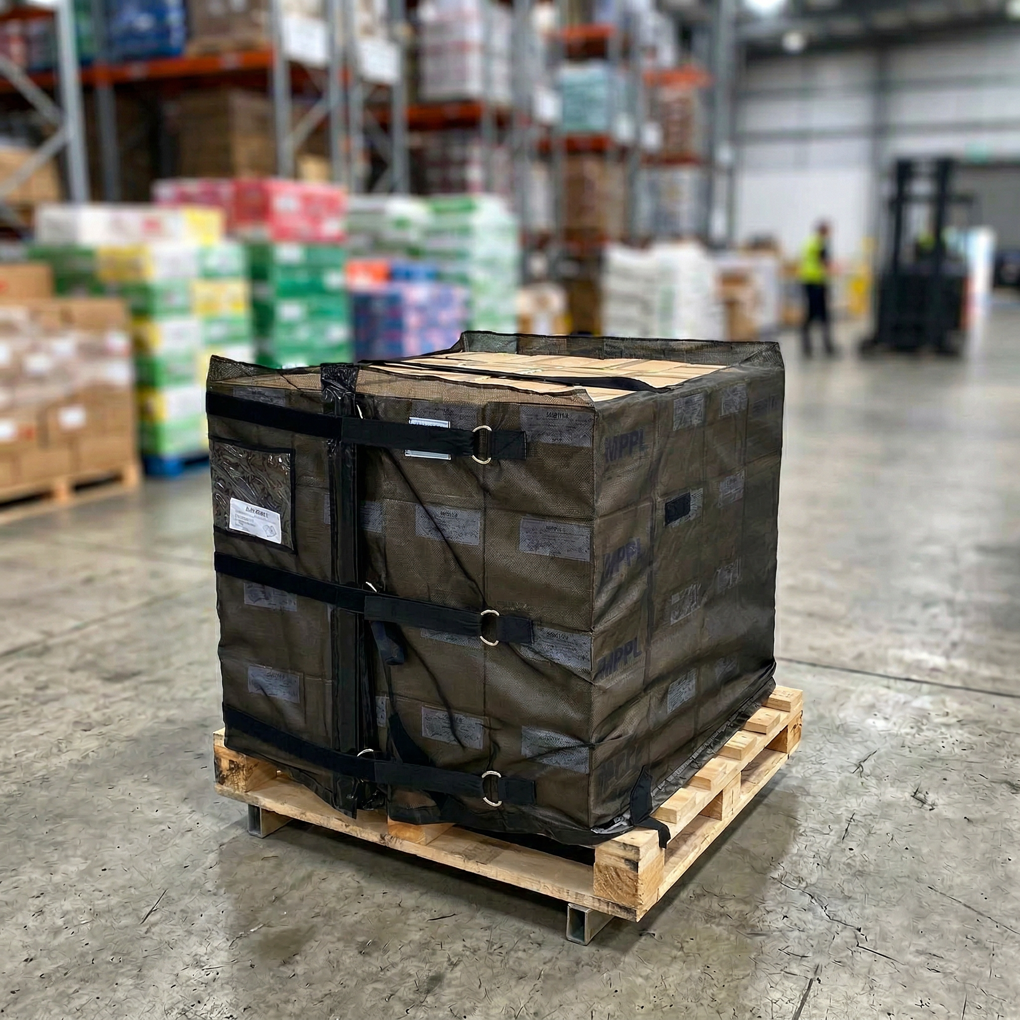 Reusable Pallet Wrap 1200 x 1200 x 1200mm - Omni Packaging 
