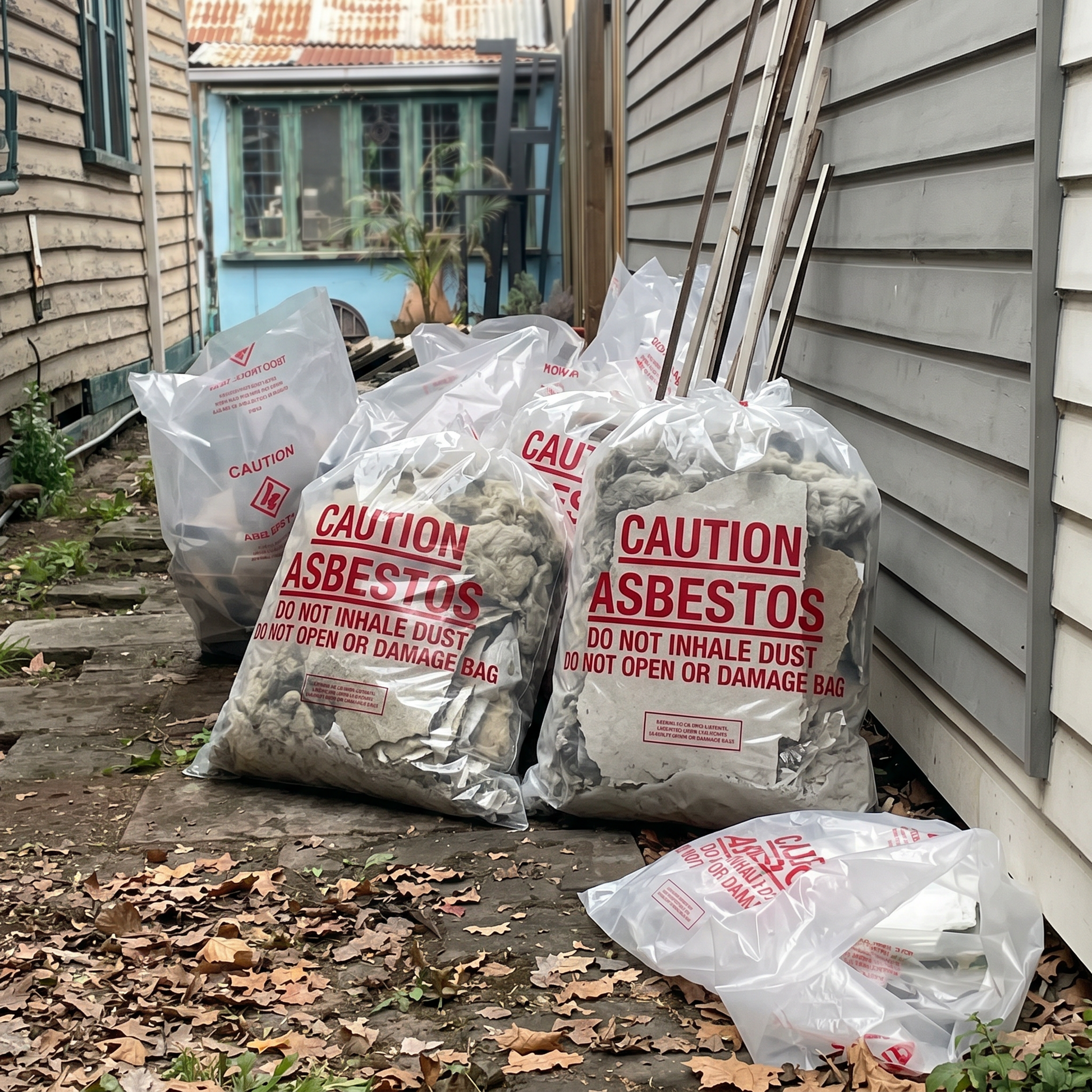 Asbestos Bags 700mm x 1100mm 200um 50/Ctn - Omni Packaging 