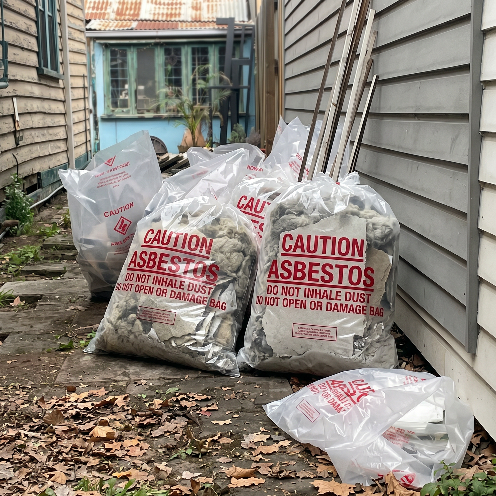 Asbestos Bags 700mm x 1100mm 200um 50/Ctn - Omni Packaging 