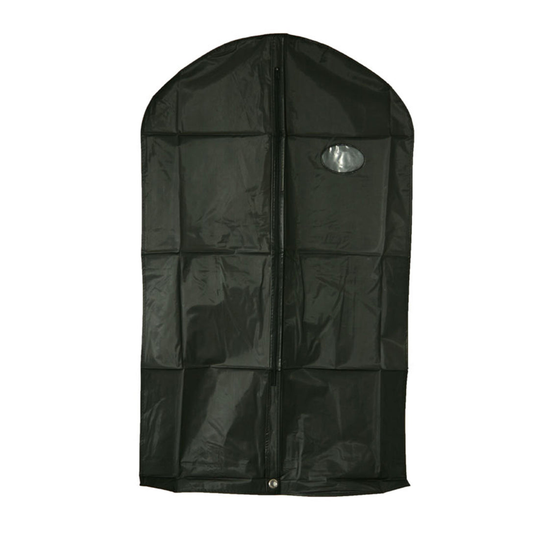 Garment Bags Poly Woven Zip Up Black 595mm x 995mm - Omni Packaging 