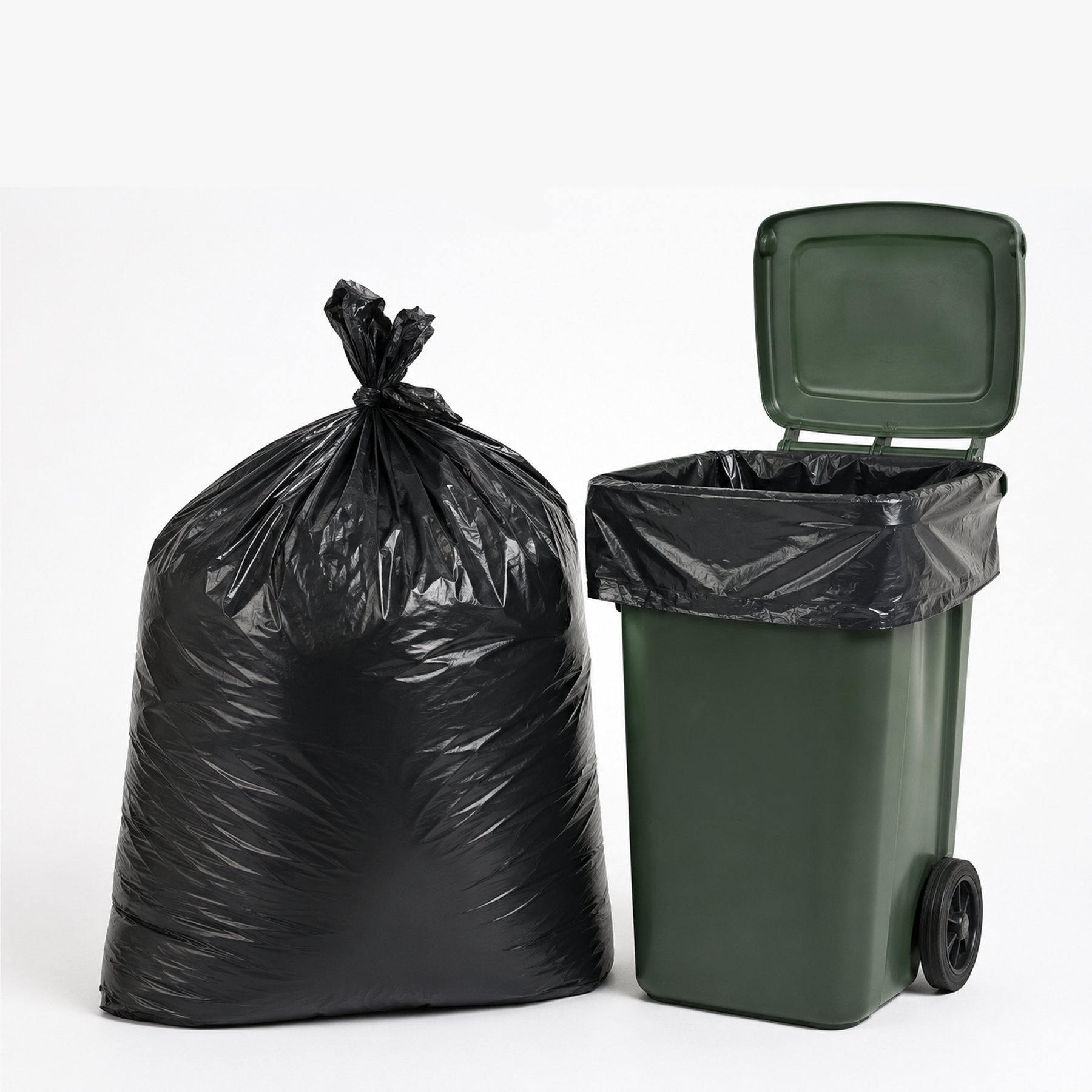 Bin Liners Garage Bags 72 Litre 900mm x 760mm Black 18um 250/ctn - Omni Packaging 