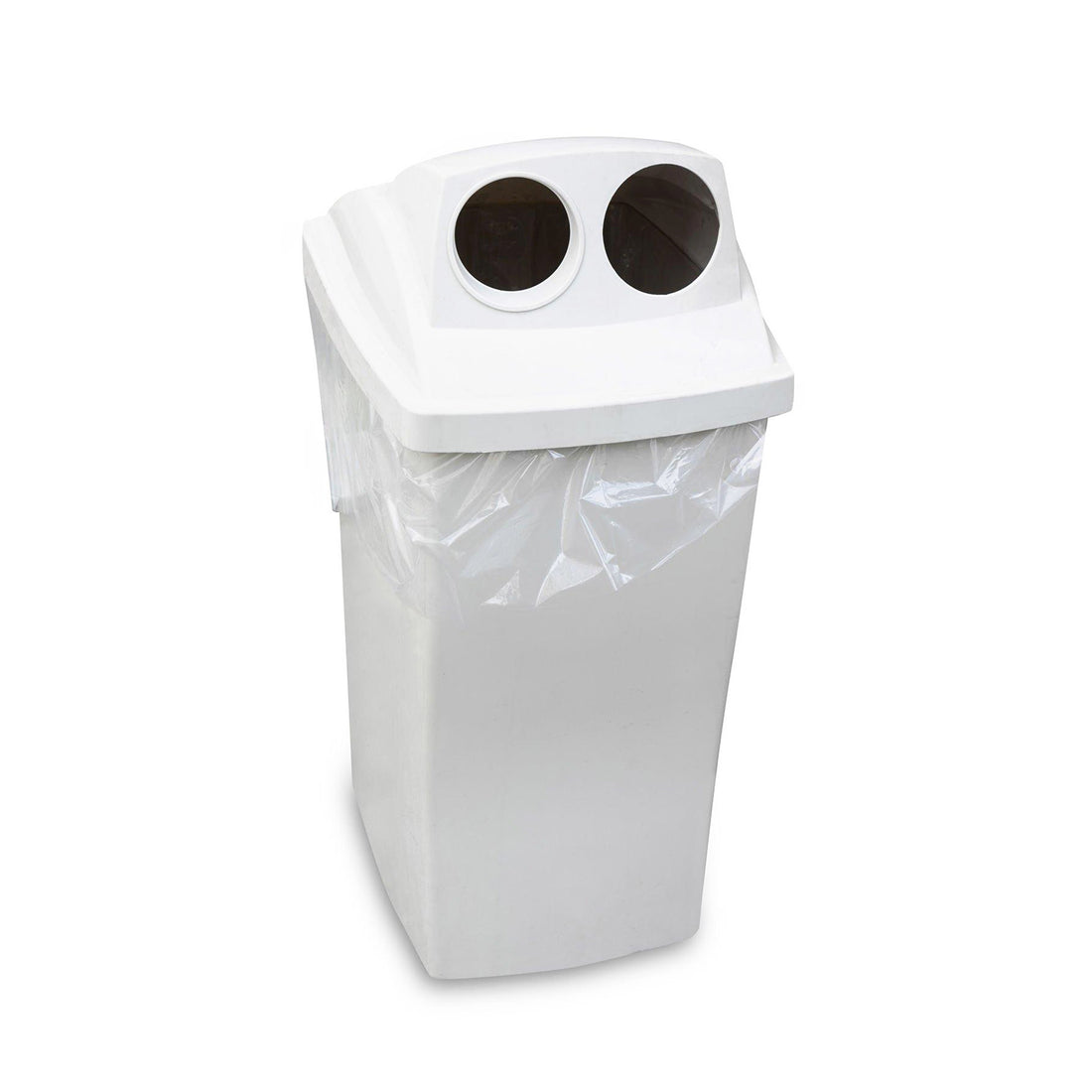Bin Liners Large Kitchen Tidy White 36L 700 x 590mm (1000/ctn) - Omni Packaging 