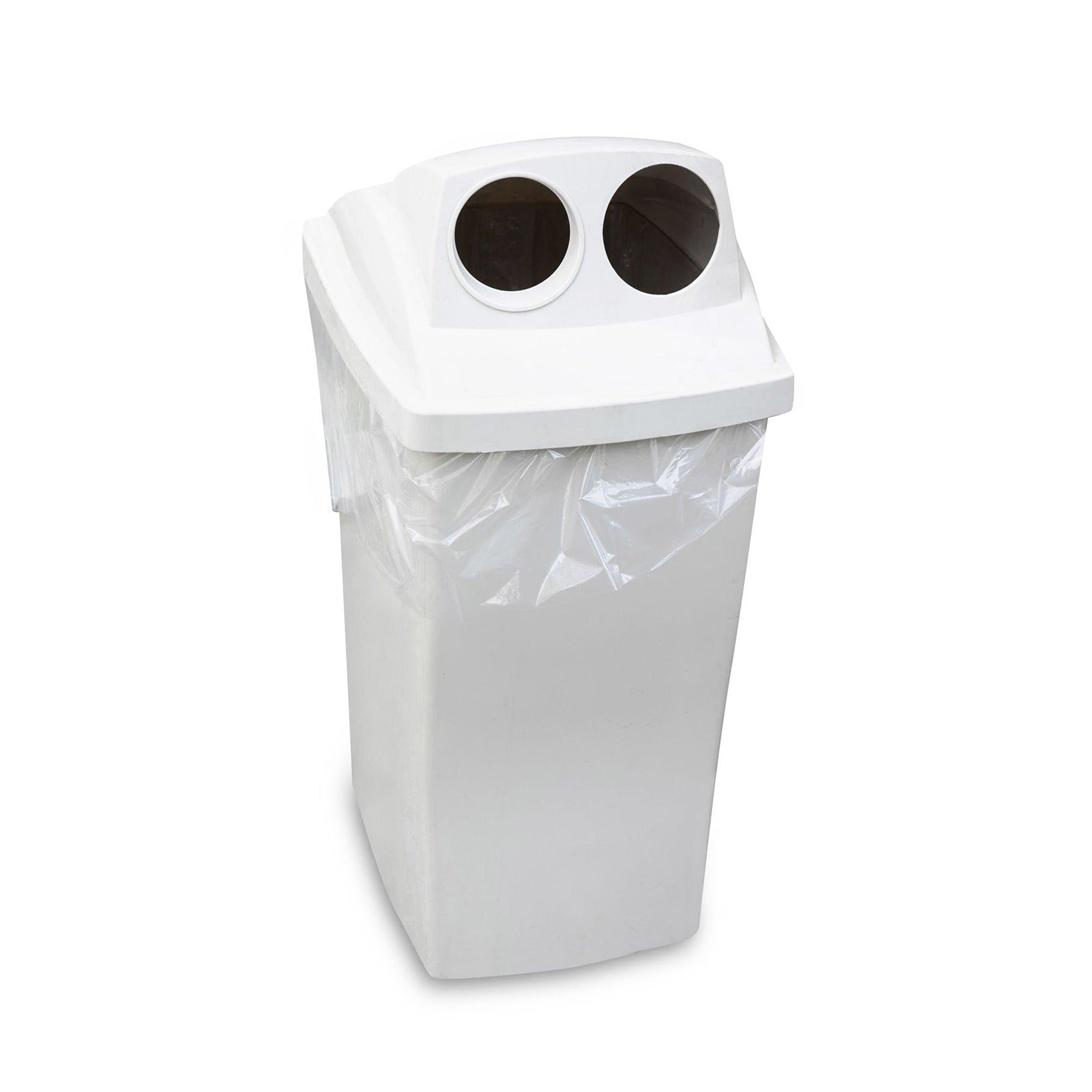 Bin Liners Large Kitchen Tidy White 36L 700 x 590mm (1000/ctn) - Omni Packaging 