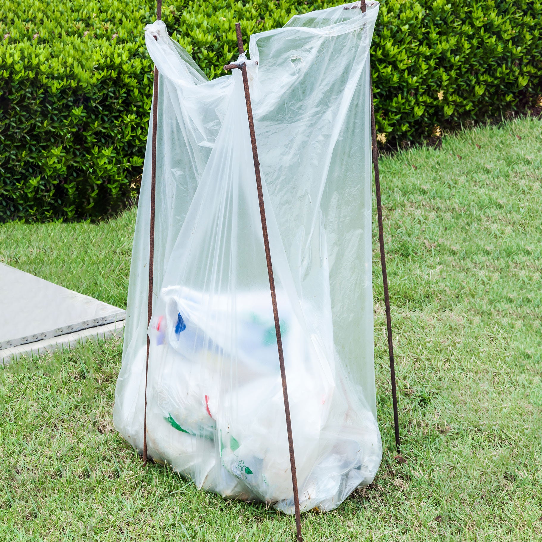 Bin Liners Clear 700mm + 700mm x 1500mm 40um 100/roll - Omni Packaging 