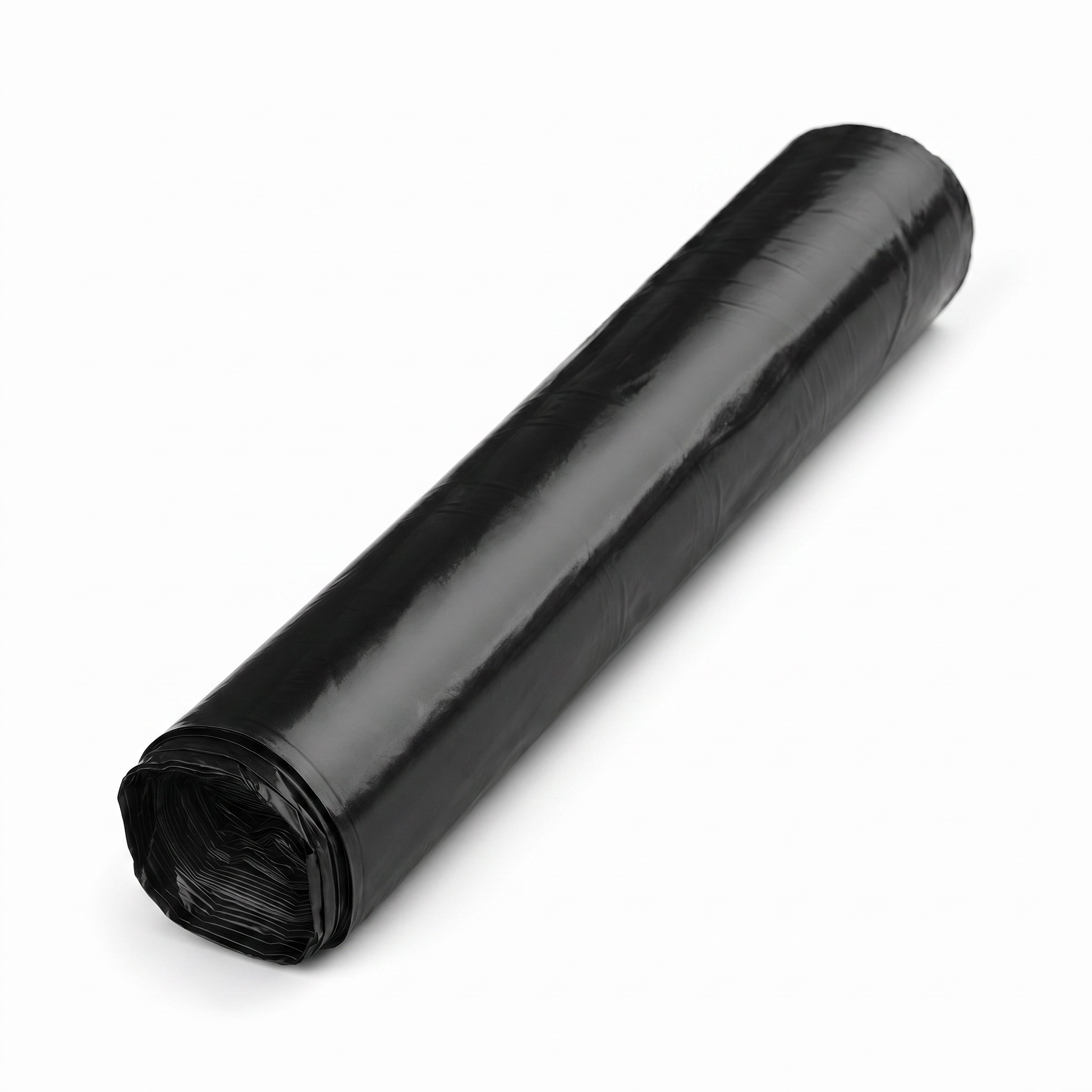 Poly Sheeting Plastic Builders Film Black C/F 4m x 100m x 100um - folded into 1m Wide roll