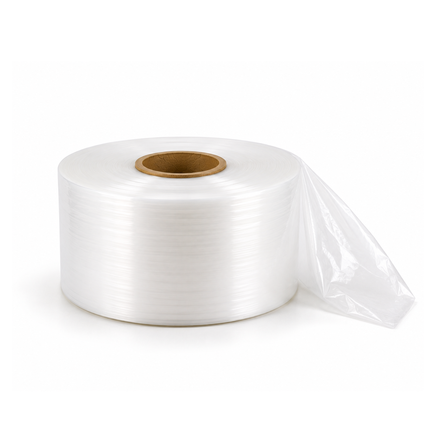 Poly Tubing LDPE Omni 500mm x 90um Natural 25kg Roll - Omni Packaging 