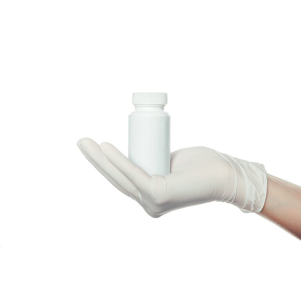 Disposable Gloves Latex Powdered Clear Medium 100/ctn - Omni Packaging 