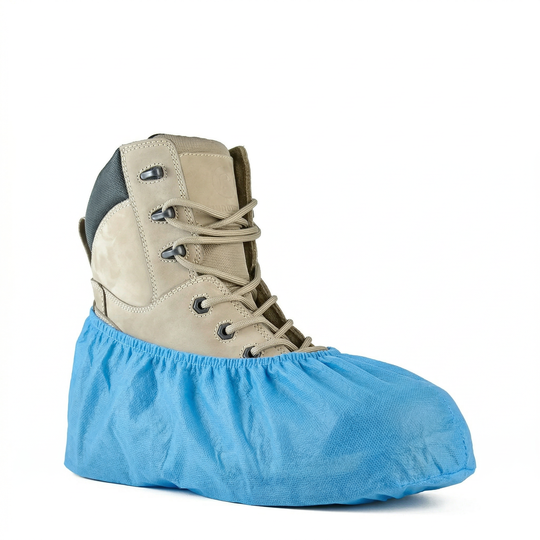 Polyethylene Shoe Covers Blue Non Skid 1000/ctn - Omni Packaging 