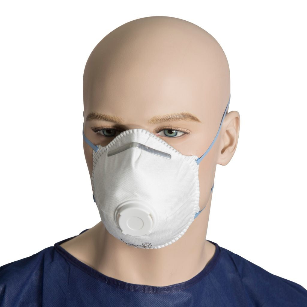 Dust Mask with Respirator P2 12/ctn - Omni Packaging 