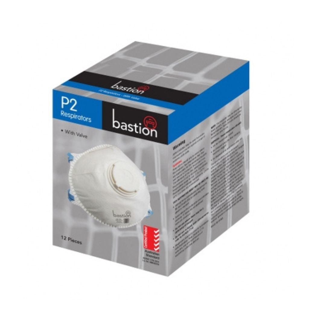Dust Mask with Respirator P2 12/ctn - Omni Packaging 