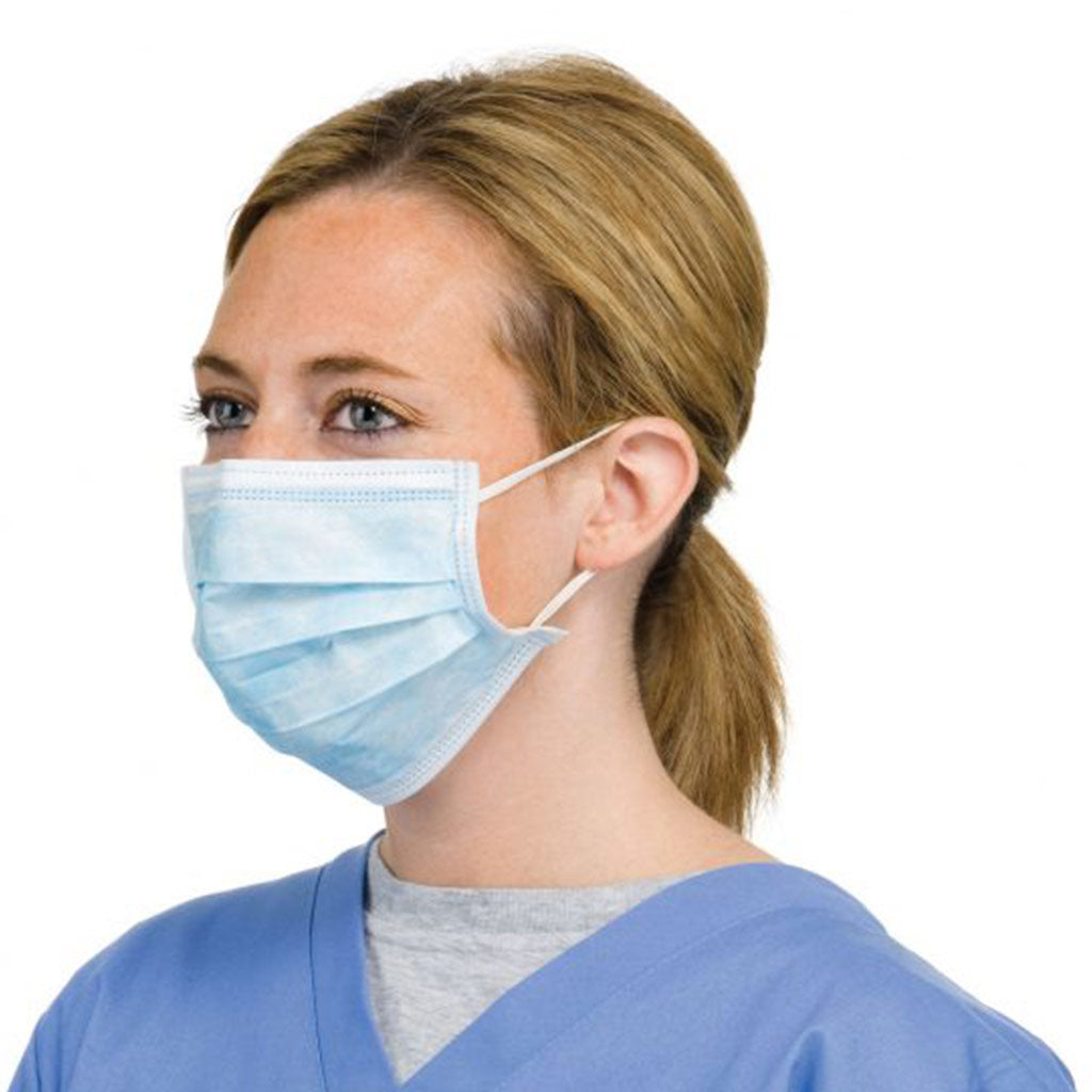 Medical Face Mask 3 ply with Ear Loop 50/ctn (IMP) - Omni Packaging 