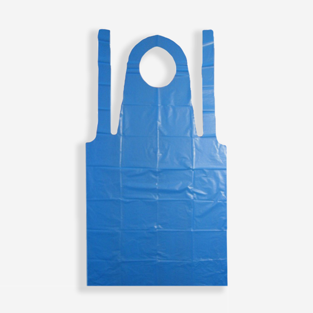 PE Blue Apron on Header Card Blue 1450mm 500/pack - Omni Packaging 