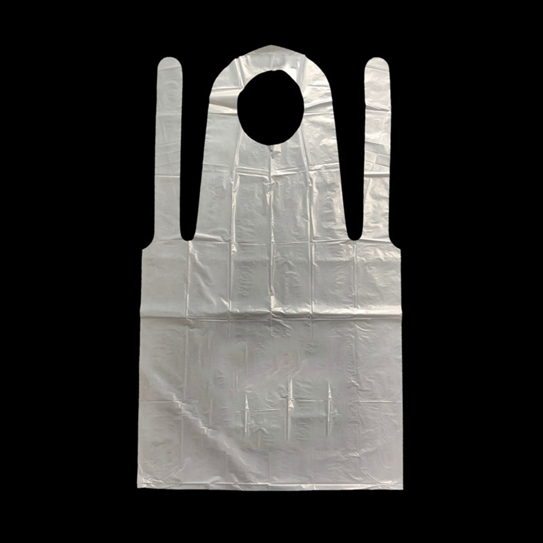 PE White Apron on Header Card White 1450mm 500/pack - Omni Packaging 