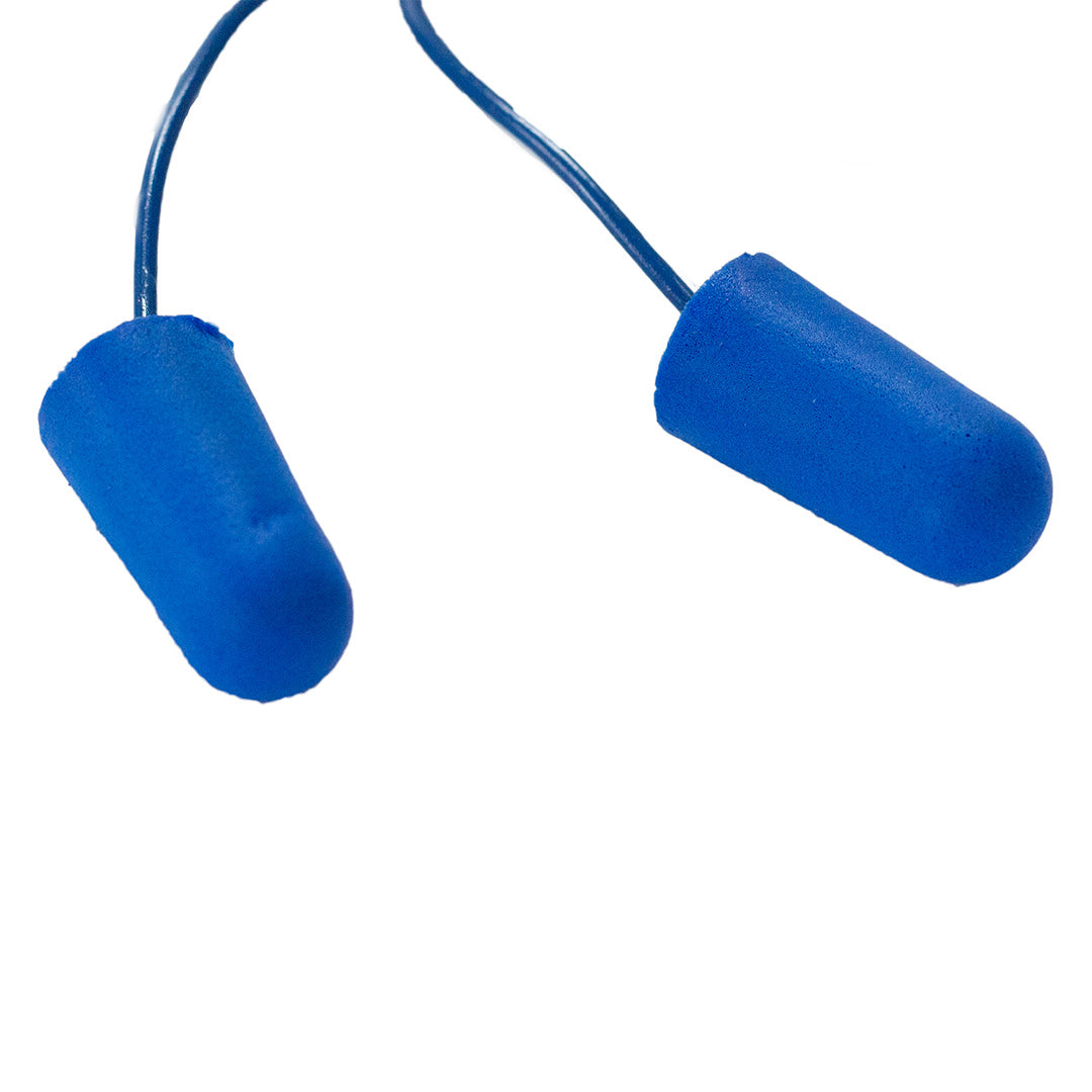 Metal Detectable Ear Plugs Foam Corded Blue 100/ctn - Omni Packaging 