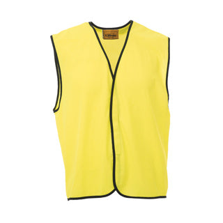Safety Vest Yellow Small (Non-Reflective) - Omni Packaging 