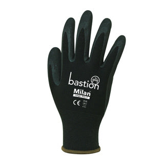 Safety Gloves Black Grip Nitrile Coated – 2XLarge - Omni Packaging 