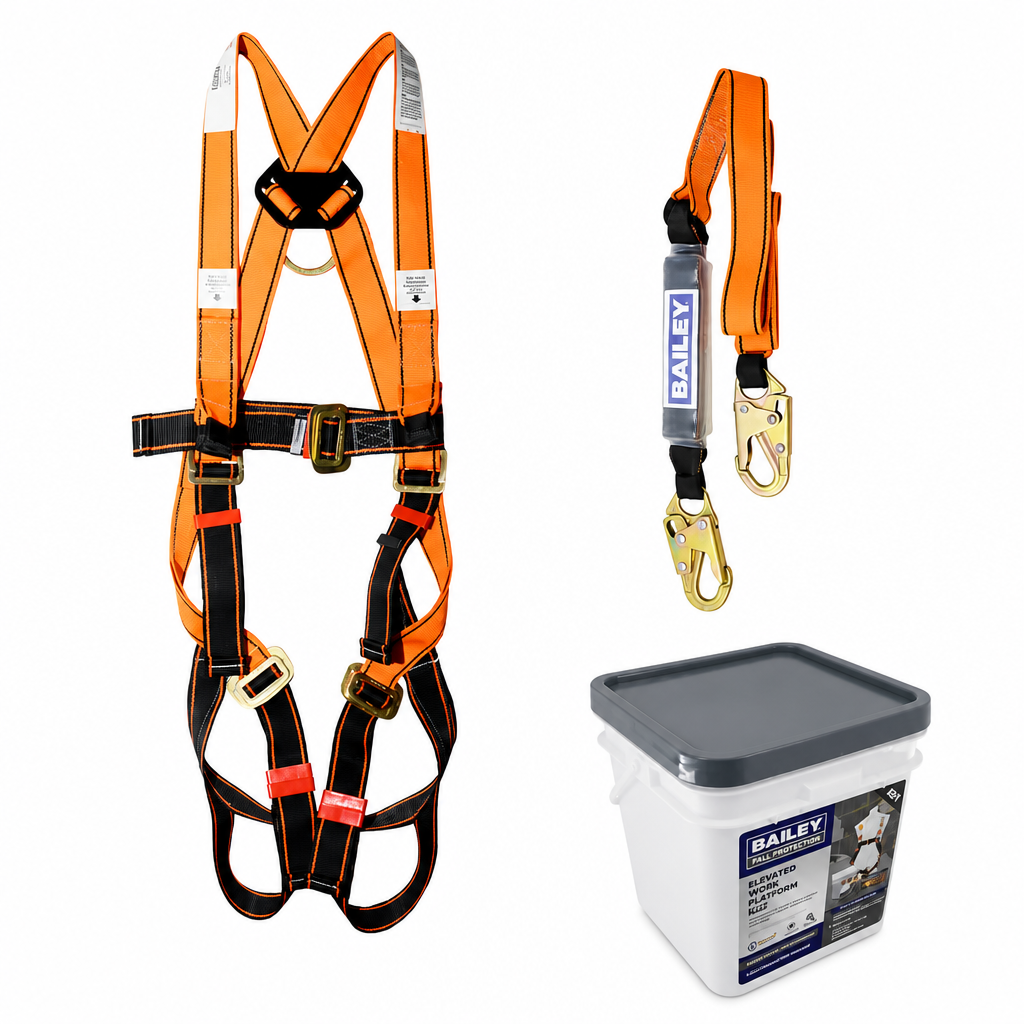 Elevated Work Platform - Safety Harness Fall Protection Kit