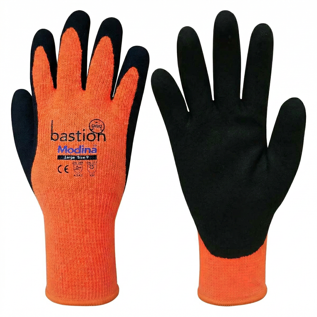 Gloves (XL) Modina Orange Cut 3 Thermal Gloves - Omni Packaging 