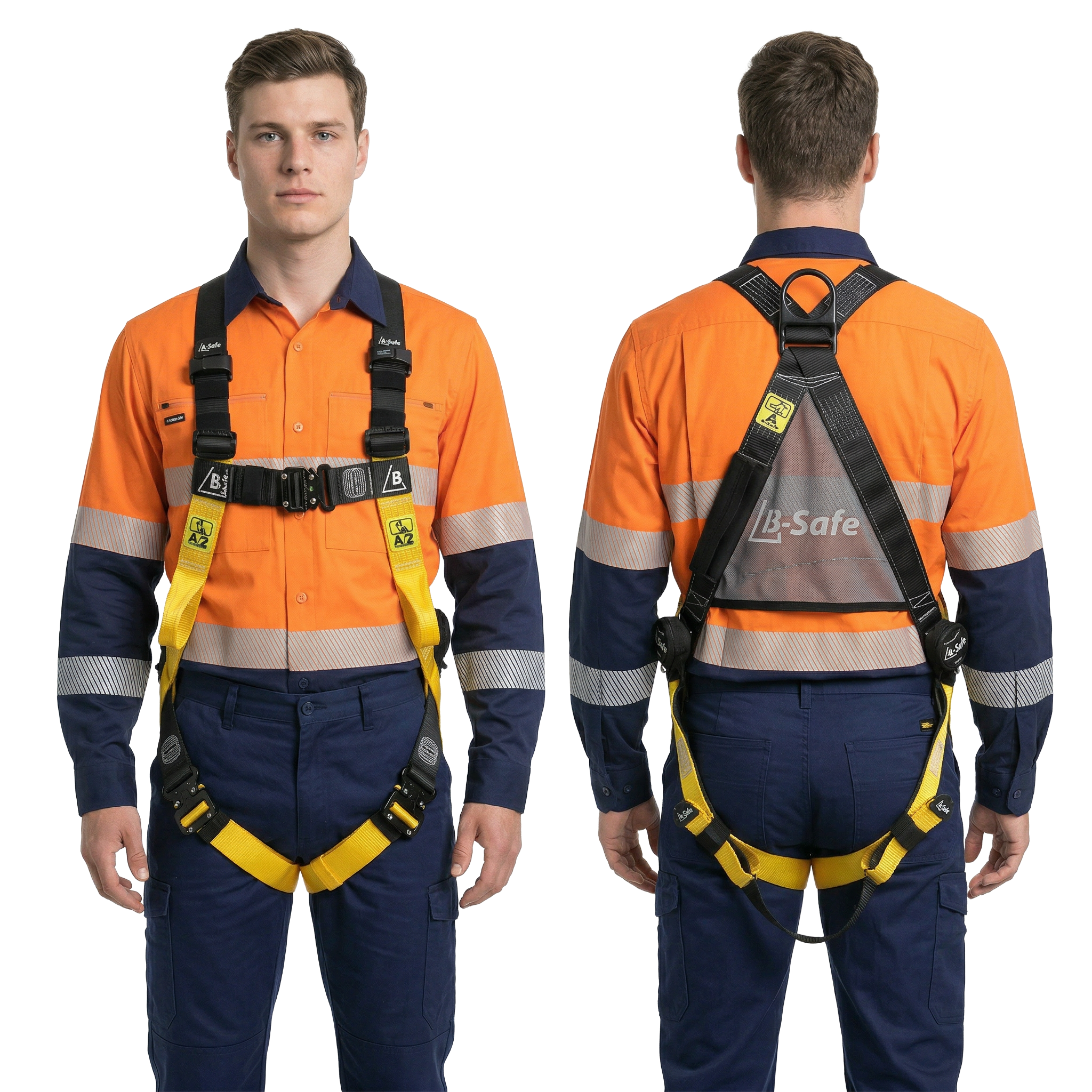 Elevated Work Platform - Safety Harness Fall Protection Kit - Omni Packaging 