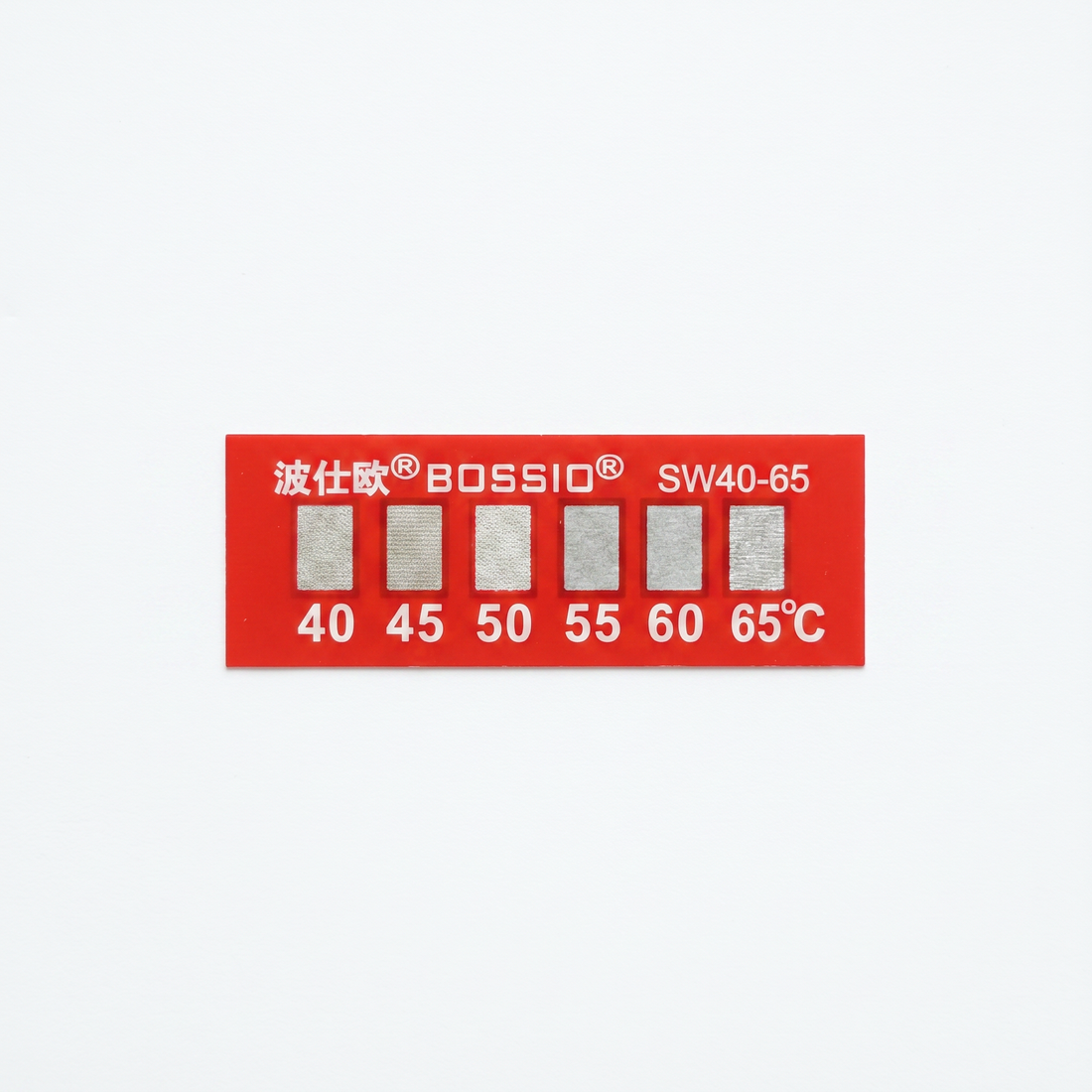 Heat Indicators 20mm x 45mm 40 to 60 Degrees Celsius