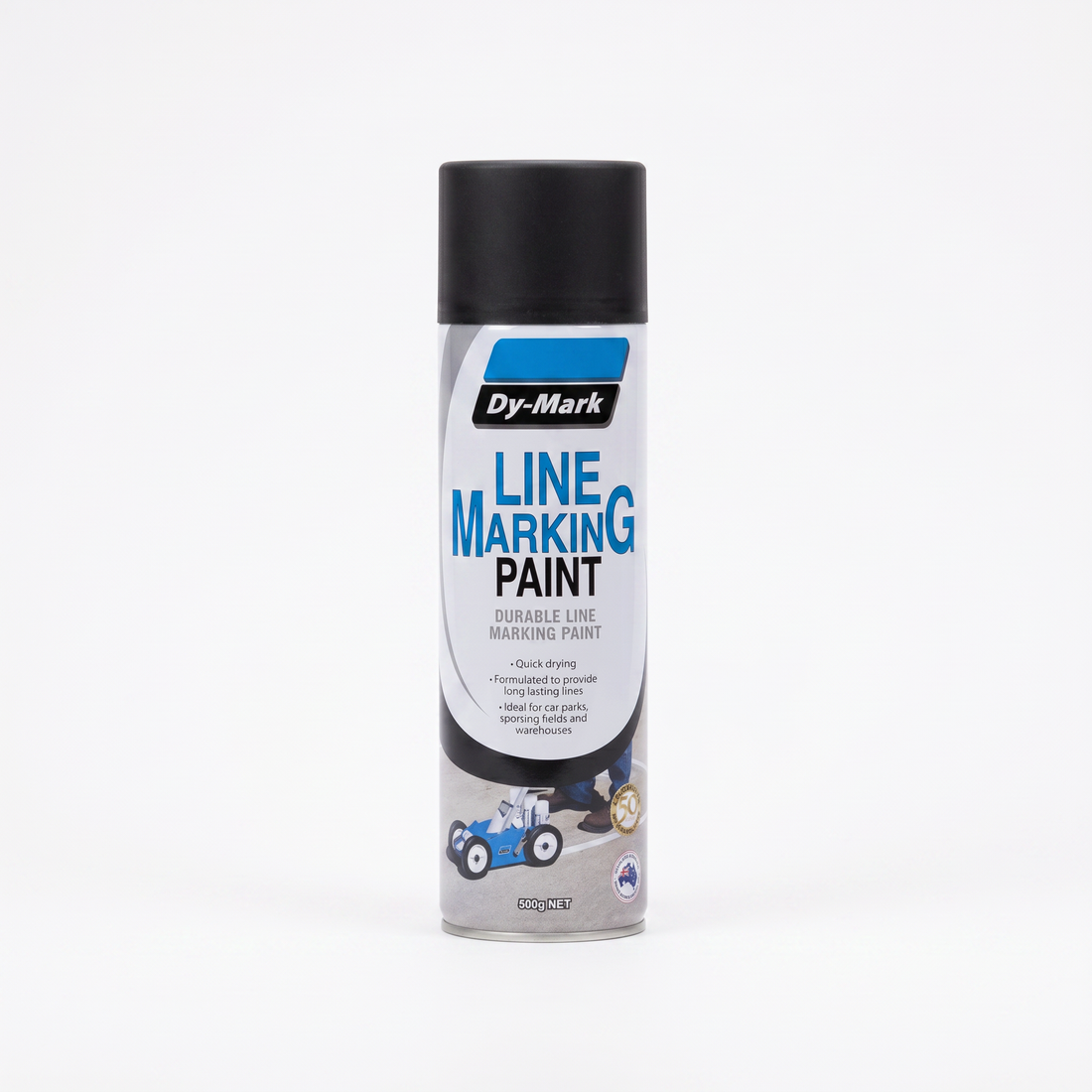 Line Marking Paint 500g Black - Omni Packaging 