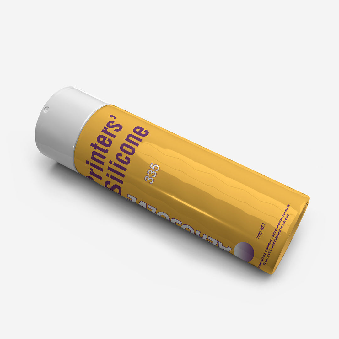 Printers Silicon Spray Can 335 300g Aerosolve - Omni Packaging 