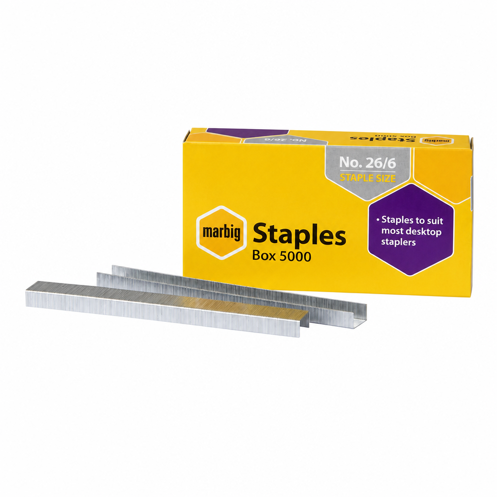 Marbig 26/6 Staples 5000 Pack