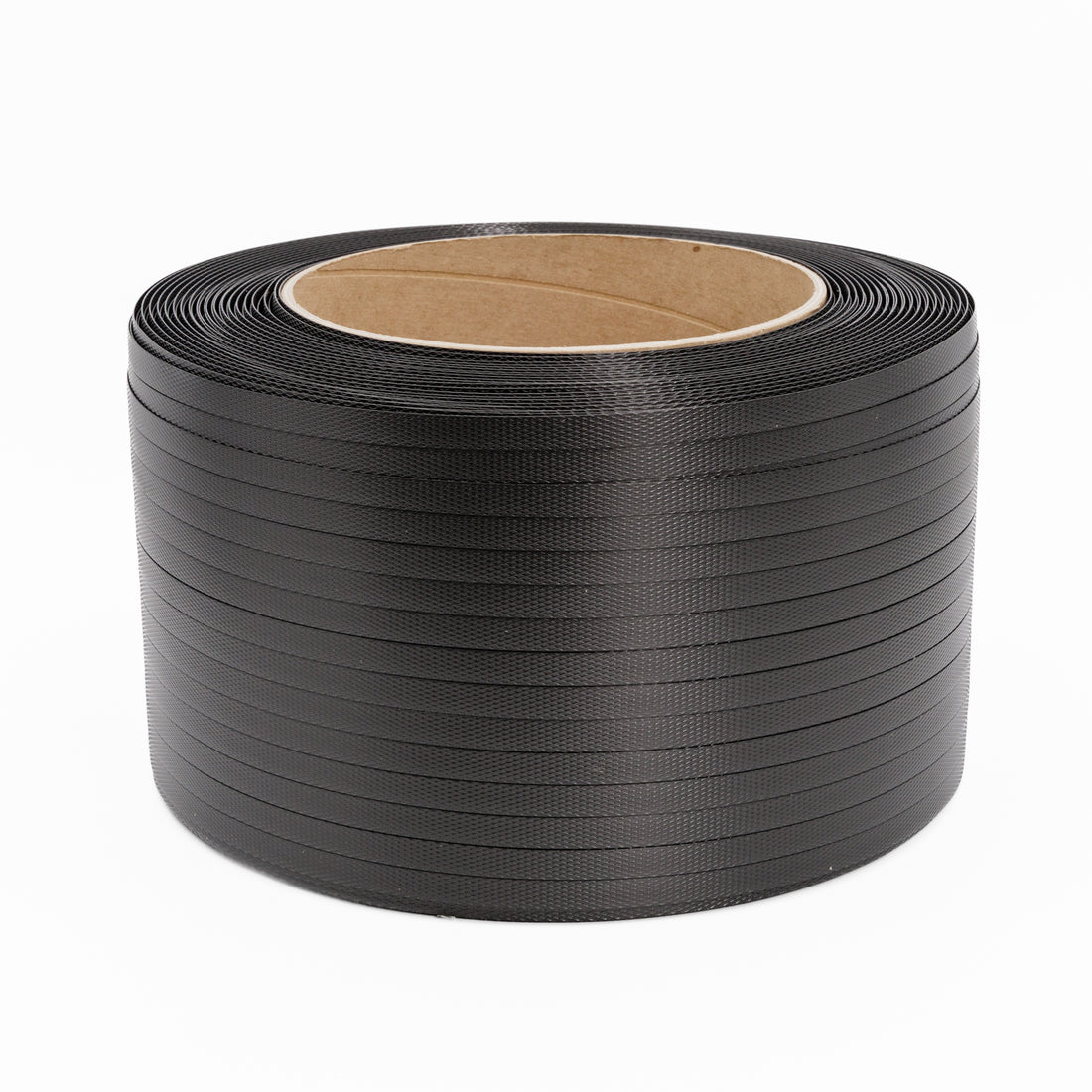 Poly Strapping Omni H/Duty V 12mm x 1000m Black (Suits dispenser trolley) - Omni Packaging 