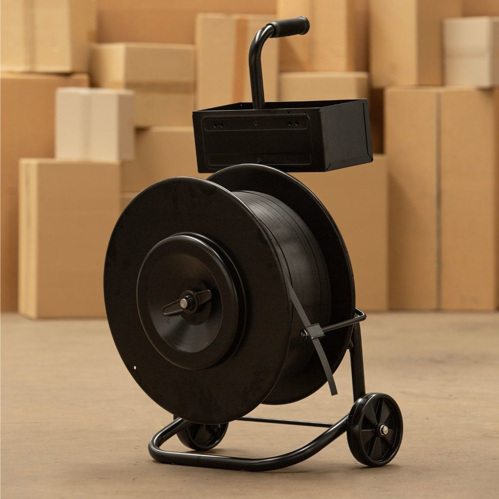 Poly Strapping Heavy Duty Omni Black 19mm x 1000m - Omni Packaging 