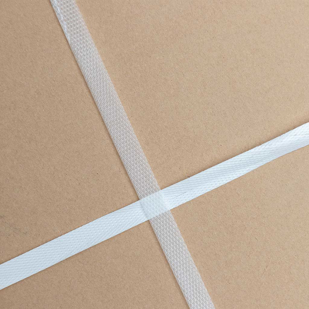 Poly Strapping Omni Super Premium Machine Grade 5mm x 7000m Clear (200mm OD core) - Omni Packaging 