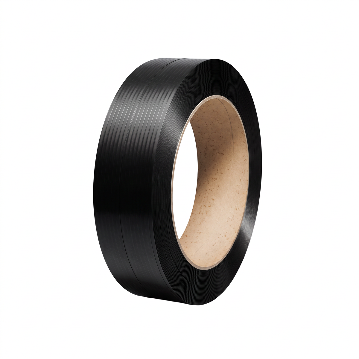 Polyester PET Strapping Black Smooth 15.5mm x 1200m x 0.9mm