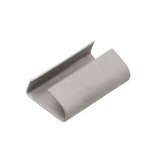Metal Strapping Clips for Poly Strapping 15mm (Open Type) 1000 Per Carton - Omni Packaging 