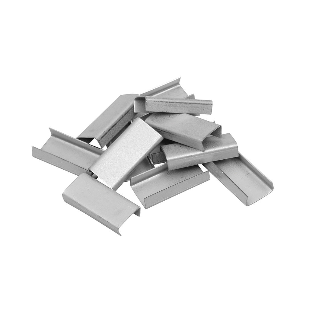 Metal Strapping Clips for Steel Strapping 13mm (Snap-on Type) 1000 Per Carton - Omni Packaging 