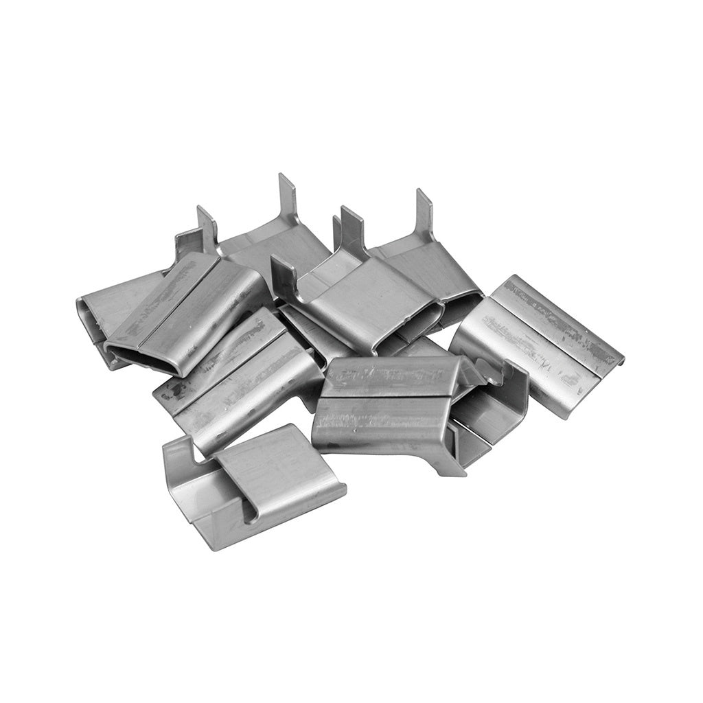 Stainless Steel Strapping Clips 13mm 0.7mm 100/ctn - Omni Packaging 