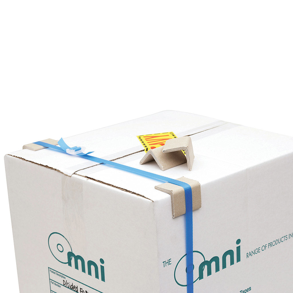 Cardboard Strapping Corner Protectors 50mm x 50mm x 4mm 50mm 1000/ctn - Omni Packaging 