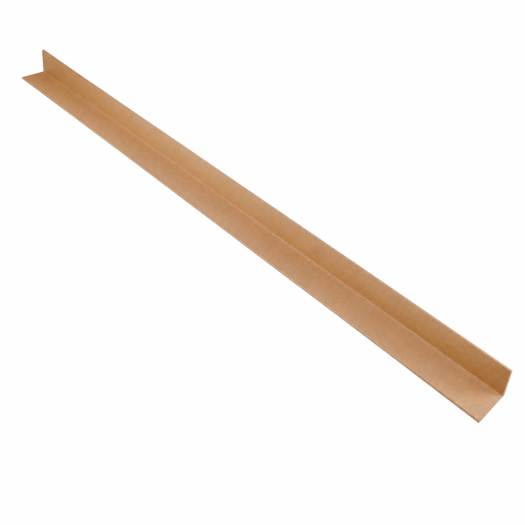 Brown Cardboard Pallet Edge Protectors 50mm x 50mm x 1000mm 20 Pack