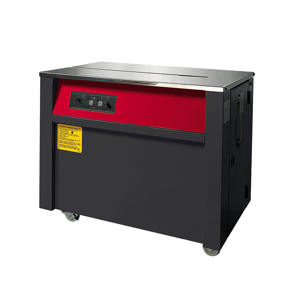 Poly Strapping Machine Omni 110 Semi-Auto Closed Cabinet - Omni Packaging 