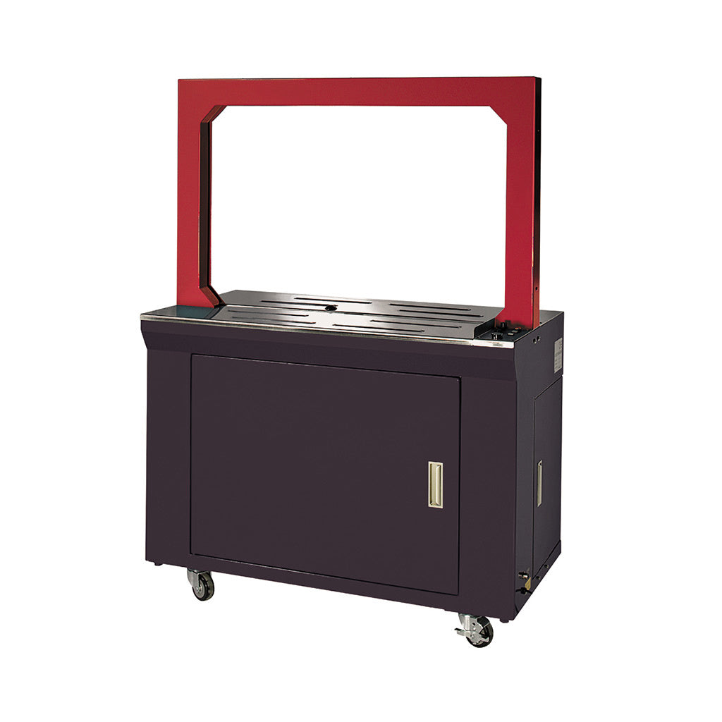 Poly Strapping Machine Omni 160 Fully Automatic - Closed Cabinet - Omni Packaging 
