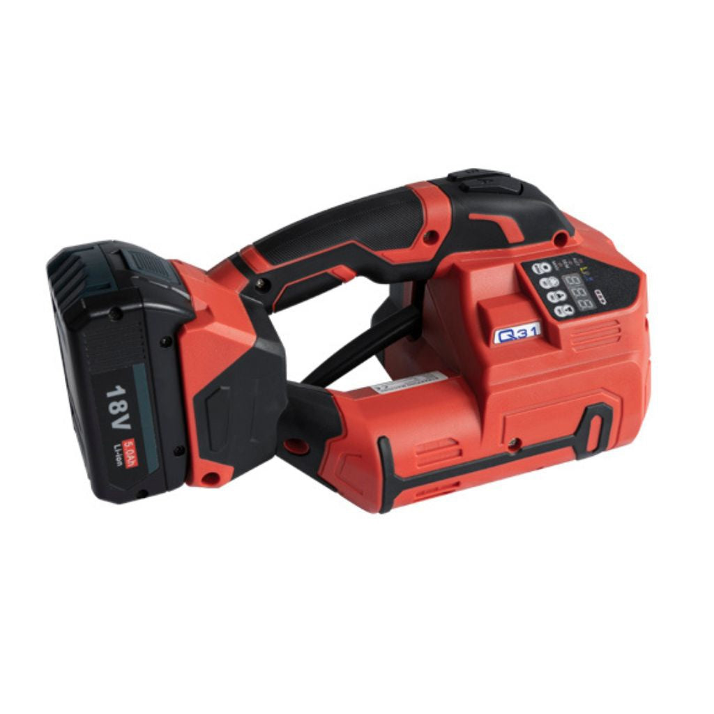 PET Sealless Strapping Tool Omni 186 18 Volt Strap Size 16mm-19mm - Omni Packaging 