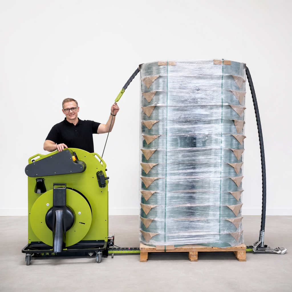 PET Strapping System - Trolley, Dispenser, Feeder