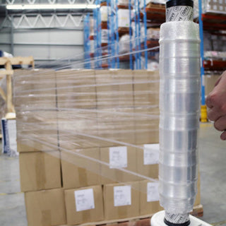 PerformX Reinforced Hand Stretch Pallet Wrap 410mm x 500m - Omni Packaging 