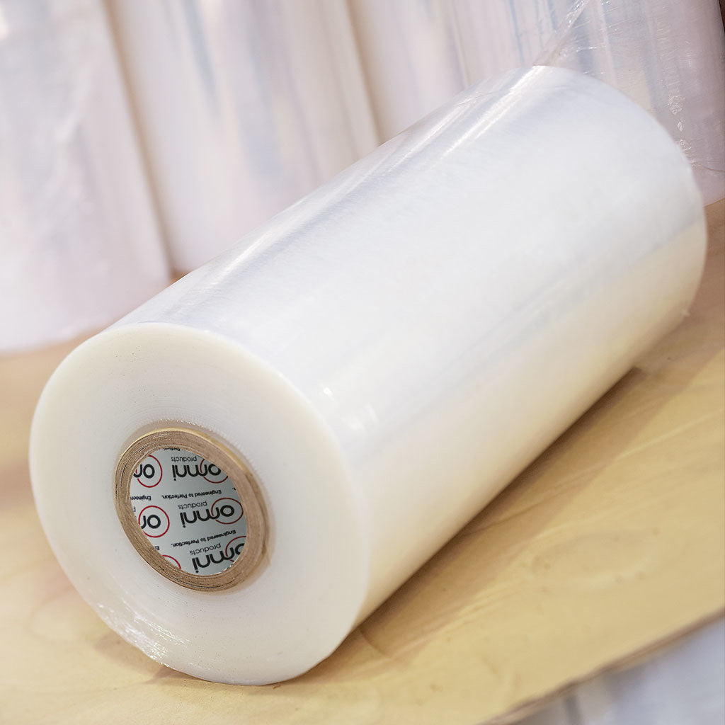 Elite Machine Pallet Wrap - Clear Cast Stretch Film 500mm x 2300m - Omni Packaging 