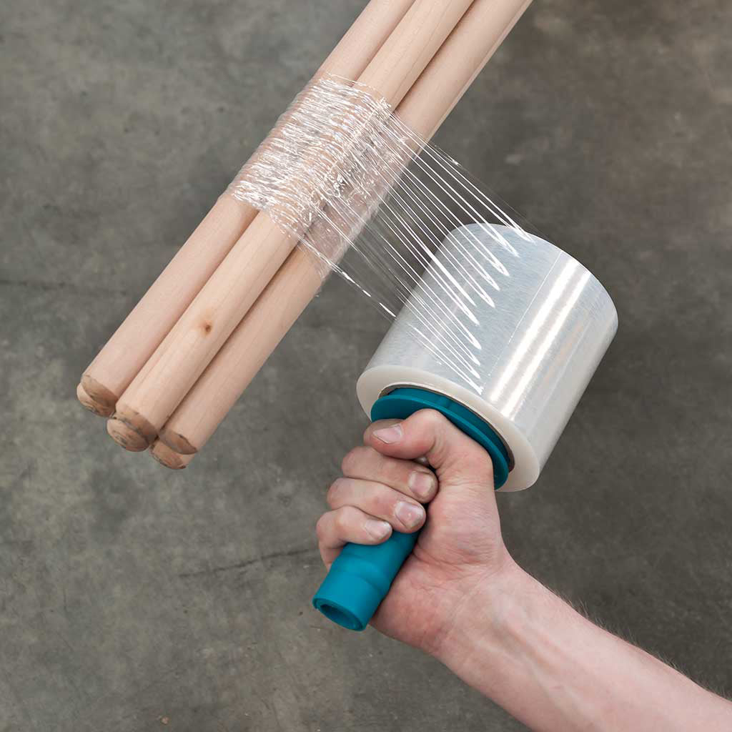 Bundling Wrap Dispenser 76mm Heavy Duty Green - Omni Packaging 