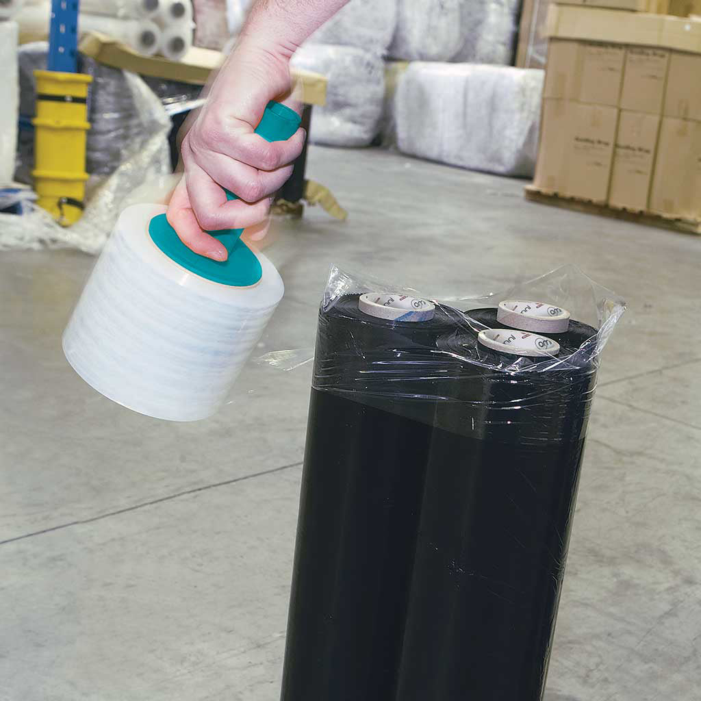 Bundling Wrap Dispenser 76mm Heavy Duty Green - Omni Packaging 
