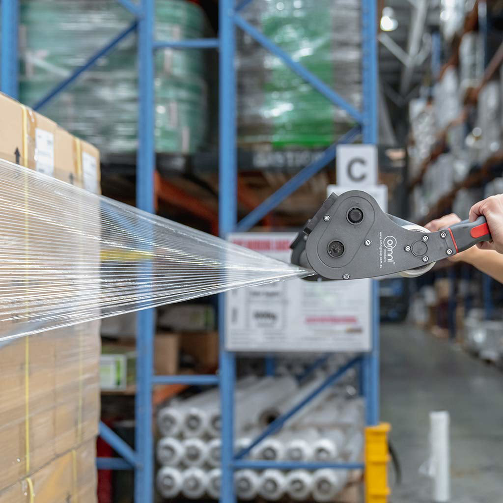 Elite Glide Omni Hand Stretch Wrap Dispenser (468mm wide) - Omni Packaging 
