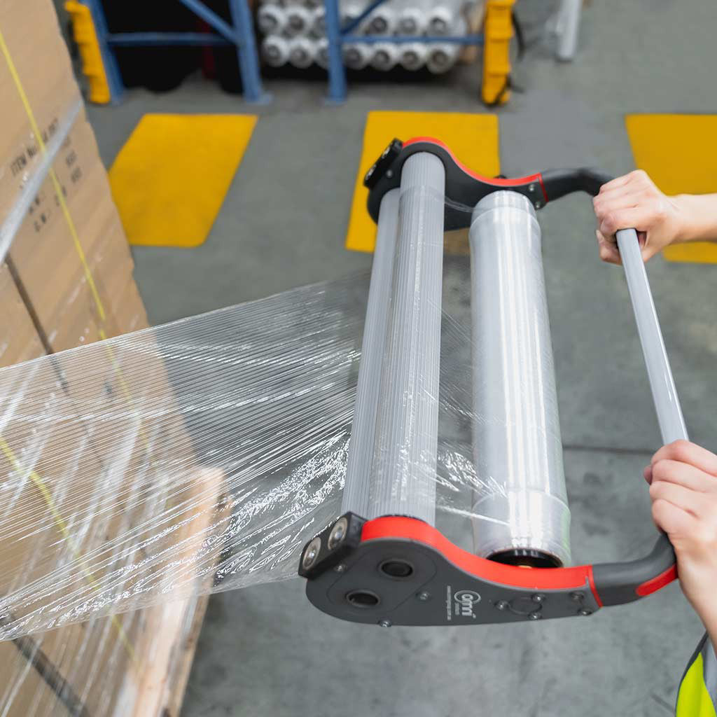 Elite Glide Omni Hand Stretch Wrap Dispenser (500mm wide) - Omni Packaging 